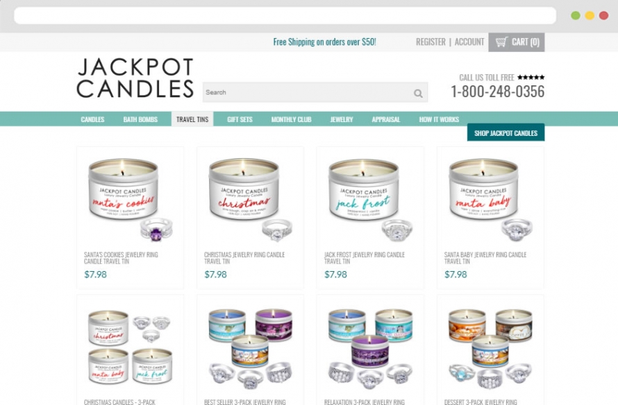 Jackpot Candles